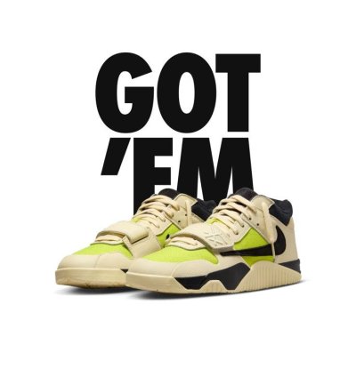 Travis Scott Jordan Jumpman Jack Tr Bright Cactus - Size 10
