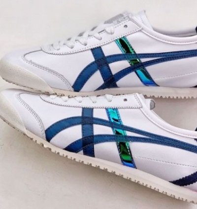 Onitsuk A Tiger Mexico 66 White Navy Sneakers