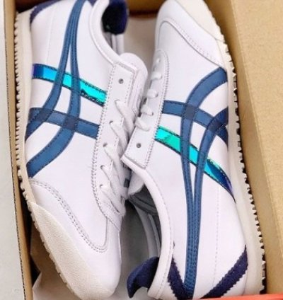 Onitsuk A Tiger Mexico 66 White Navy Sneakers