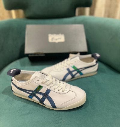 Onitsuk A Tiger Mexico 66 White Navy Sneakers