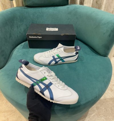 Onitsuk A Tiger Mexico 66 White Navy Sneakers