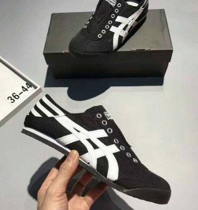 Onitsuk A Tiger Party Black White Slipons