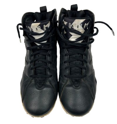 Vintage Air Jordan Retro 7 Oreo Football Cleats 2014 Size 10 Black White Mens