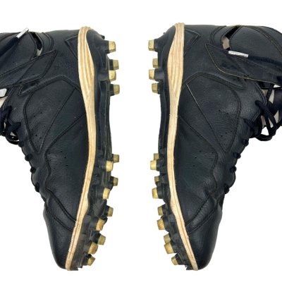 Vintage Air Jordan Retro 7 Oreo Football Cleats 2014 Size 10 Black White Mens