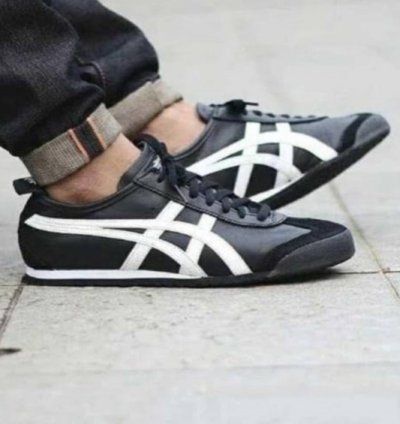Onitsuka Tiger Mexico 66 Black White Sneakers