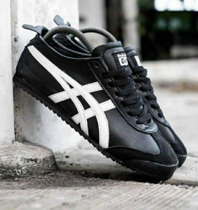 Onitsuka Tiger Mexico 66 Black White Sneakers