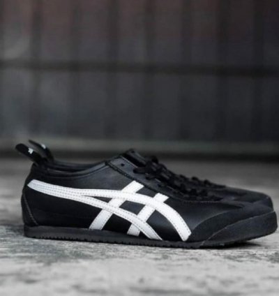 Onitsuka Tiger Mexico 66 Black White Sneakers