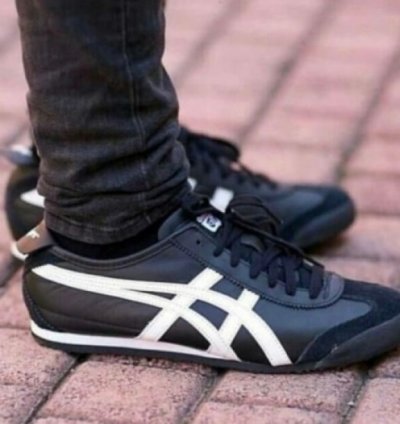 Onitsuka Tiger Mexico 66 Black White Sneakers