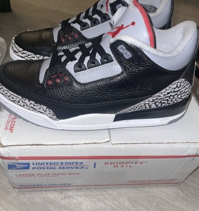 Ds 2011 Air Jordan 3 Black Cement