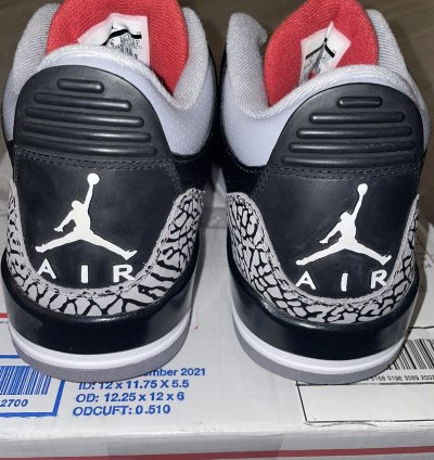 Ds 2011 Air Jordan 3 Black Cement