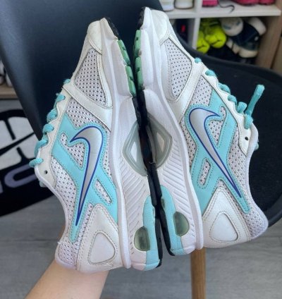 Vintage Blue Rare 90s Nike Air Max Low Top Sneakers