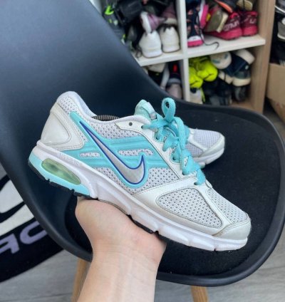 Vintage Blue Rare 90s Nike Air Max Low Top Sneakers