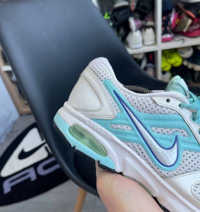 Vintage Blue Rare 90s Nike Air Max Low Top Sneakers