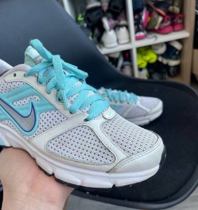 Vintage Blue Rare 90s Nike Air Max Low Top Sneakers