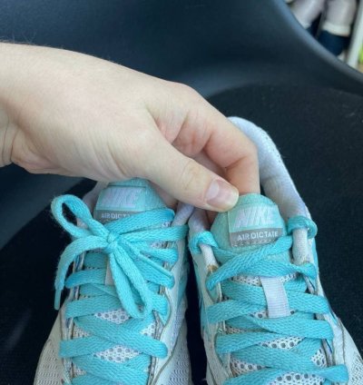 Vintage Blue Rare 90s Nike Air Max Low Top Sneakers