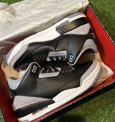 Ds Jordan 3 Black Cement 2024