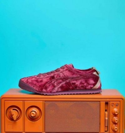 Onitsuka Tiger Mexico 66 Red Velvet Authentic Sneakers