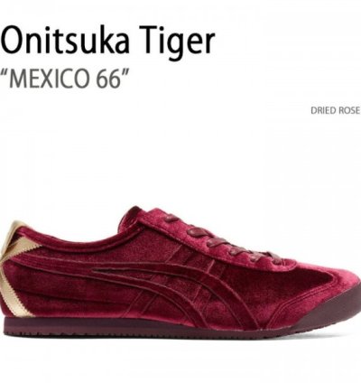 Onitsuka Tiger Mexico 66 Red Velvet Authentic Sneakers