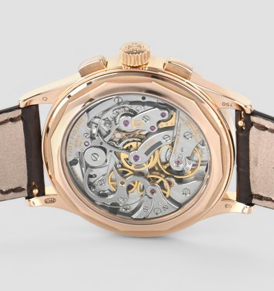 Patek Philippe Chronograph 5170r Chronograph 18k Rose Gold Black Dial