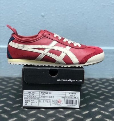 Onitsuka Tiger Mexico 66 Red White Sneakers