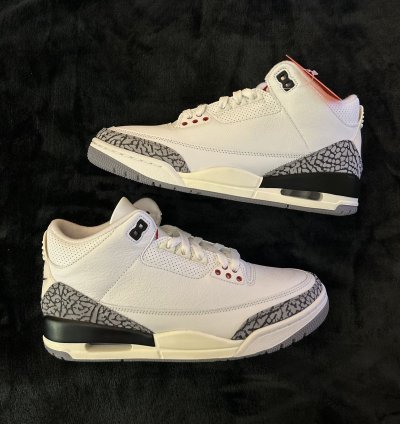 Ds Jordan 3 White Cement Reimagined