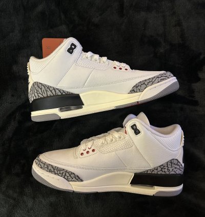 Ds Jordan 3 White Cement Reimagined