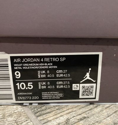 Ds Jordan 4 Ma Mani Re see Description