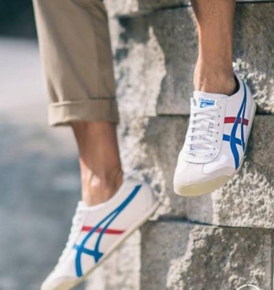 Onitsuka Tiger Mexico 66 White Blue Sneakers