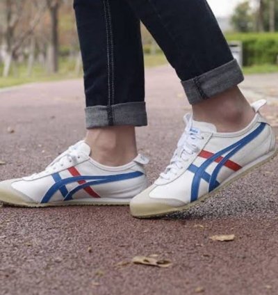 Onitsuka Tiger Mexico 66 White Blue Sneakers