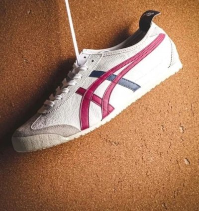 Onitsuka Tiger Mexico 66 White Dried Berry Sneakers
