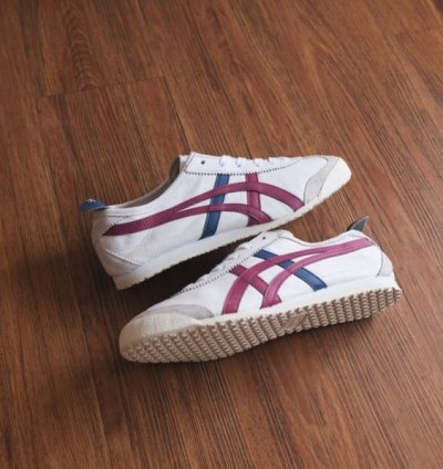 Onitsuka Tiger Mexico 66 White Dried Berry Sneakers