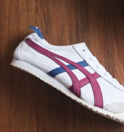 Onitsuka Tiger Mexico 66 White Dried Berry Sneakers