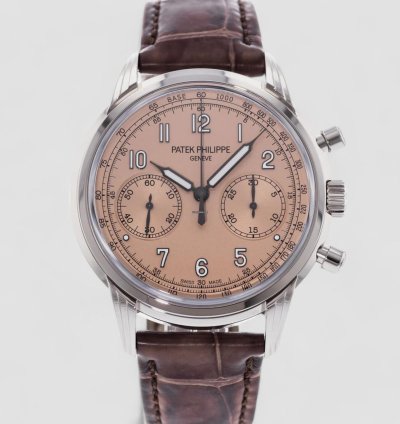 Patek Philippe Chronograph 5172g Salmon 18k White Gold