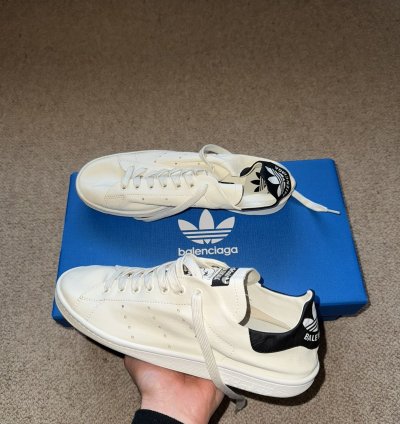 Adidas Balenciaga Stan Smith Off White Black