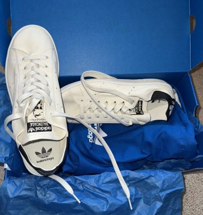 Adidas Balenciaga Stan Smith Off White Black