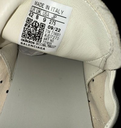 Adidas Balenciaga Stan Smith Off White Black
