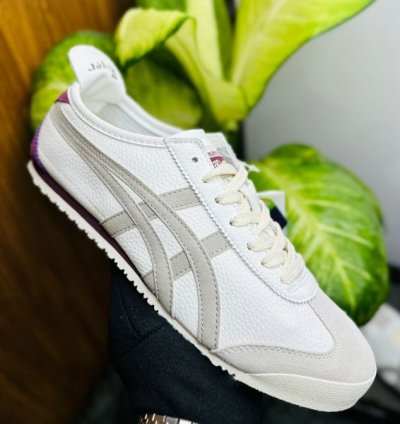 Onitsuka Tiger Mexico 66 White Grey Berry Sneakers