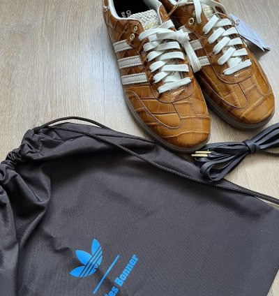 Adidas Brown Croc Samba Sz 10
