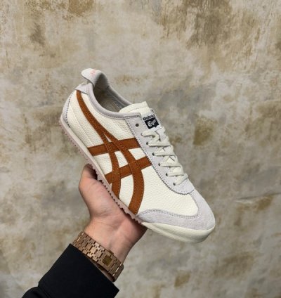 Onitsuka Tiger Mexico Cream Orange Sneakers