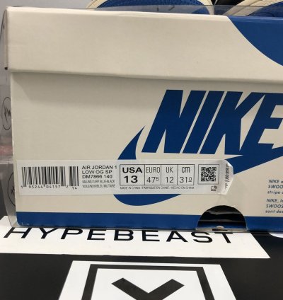 Fragment Travis Scott Air Jordan 1 Low Og Sp