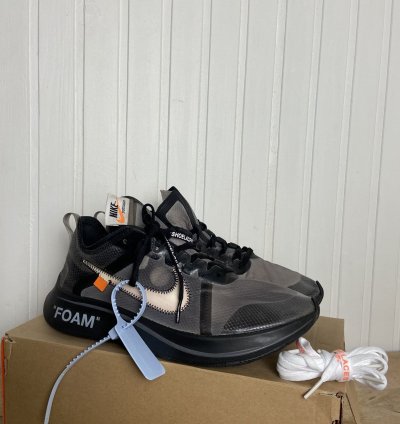 Used Nike Zoom Fly Off White Black Size 10us
