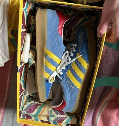 Adidas Gucci Gazelle Blue - 9