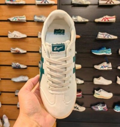 Onitsuka Tiger Tokuten Canvas White Green Sneakers