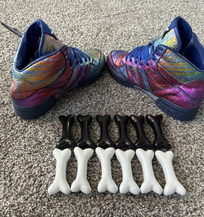 Adidas Jeremy Scott Rainbow Wings Bones Size 9 5 Rare