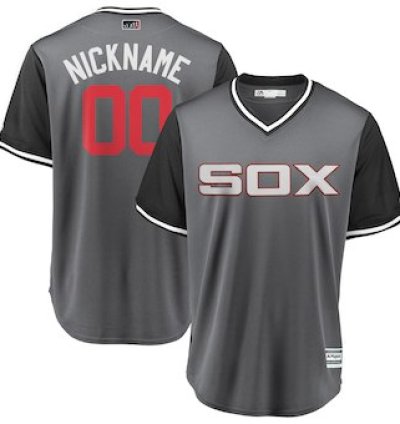Chicago White Sox Majestic Gray 2018 Players Weekend Cool Base Custom Jersey