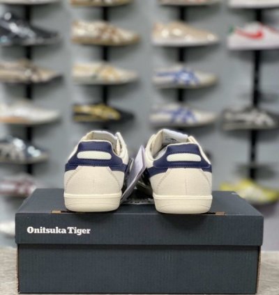 Onitsuka Tiger Tokuten Navy Cream Slipons