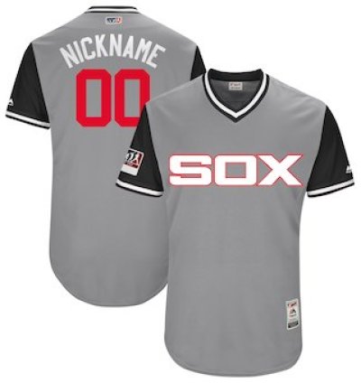 Chicago White Sox Majestic Gray 2018 Players Weekend Flex Base Custom Jersey