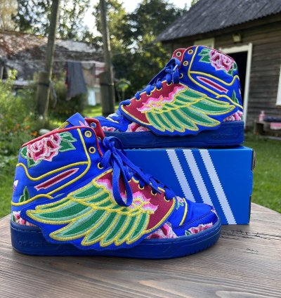 Adidas Jeremy Scott Wings Chinese New Year Sneakers Q21475