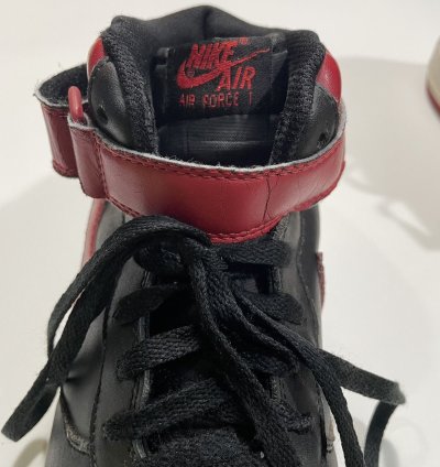 Vintage Nike Air Force 1 Bred Mid Chicago Bulls Leather