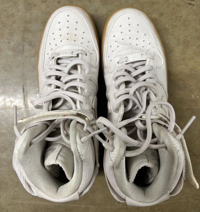 Vintage Nike Air Force 1 High Gum Bottom Utility Strap Shoes